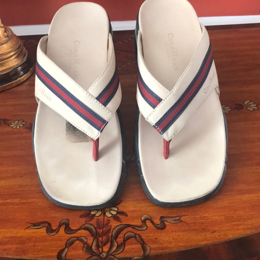 Cole Haan  Men’s Nike Air Thong Sandals 9.5 M Beige